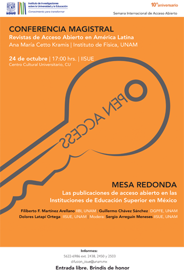 Conferencia Magistral: Revistas de Acceso Abierto en América Latina
